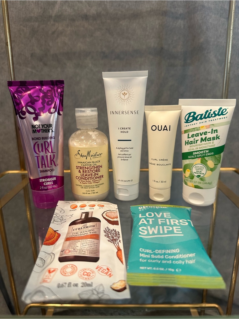 Curly Hair Sample Lot 3 - Ouai, Innersense, Batiste, Ethique and more! 7 items